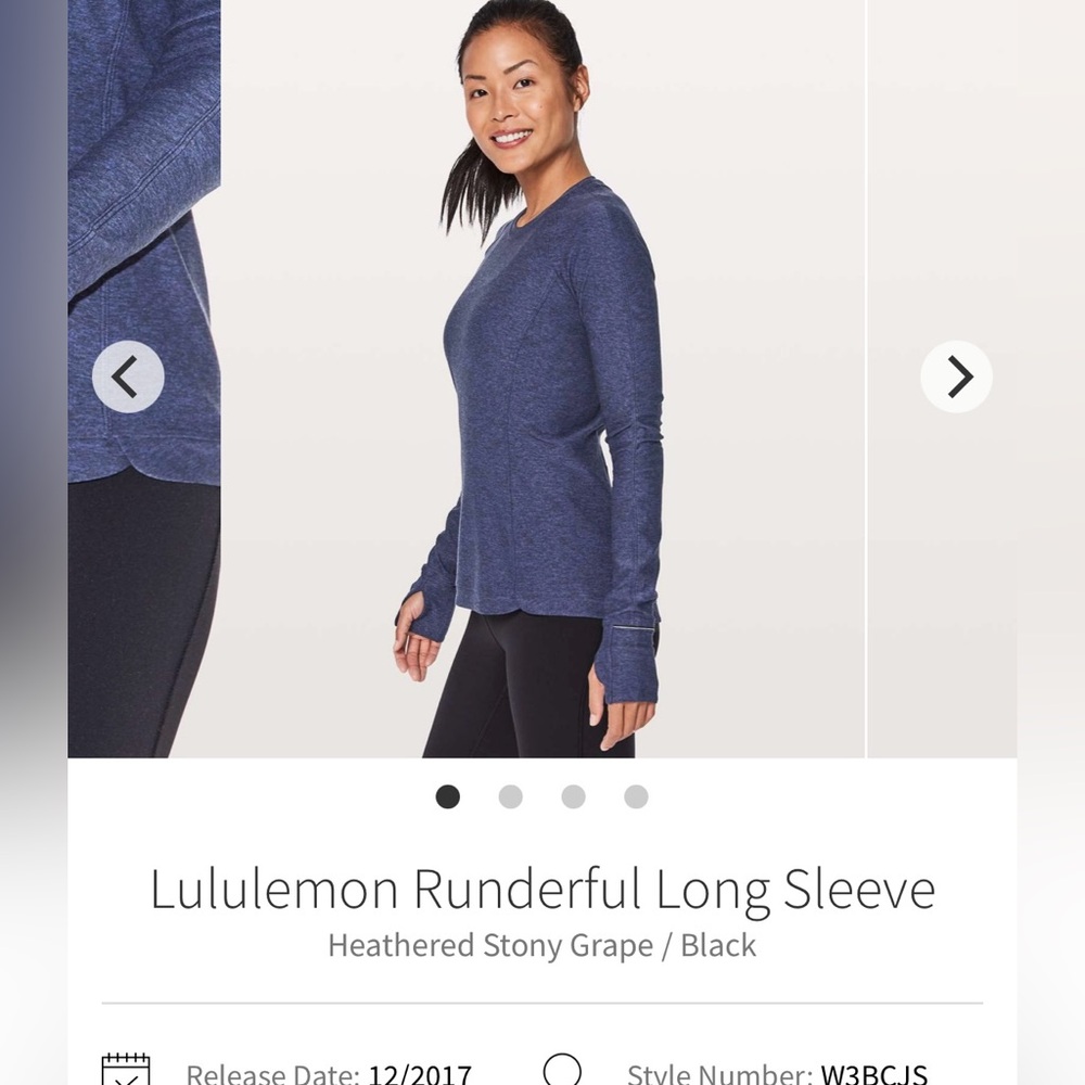 🍋Women’s Lululemon Runderful long sleeve size 6🍋